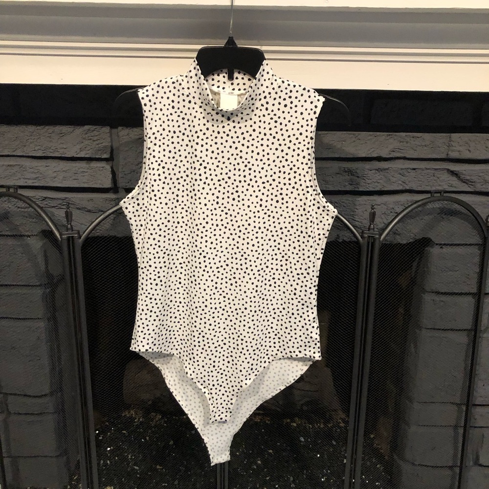 H&M Sleeveless High Neck Bodysuit